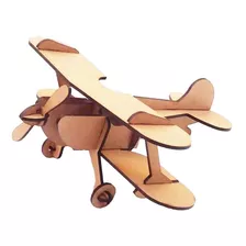 5 Aviãozinho Avião Biplano 23cm Quebra Cabeça 3d Genitori