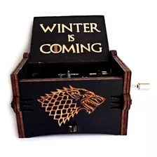 Caja Musical Game Of Thrones Jon Snow Stark Metal Grabada 