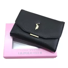 Cartera Monedero Original Dama Lujo Polo Club Long Beach 3