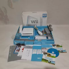 Nintendo Wii Branco Caixa Bloqueado Lu 74 Serial Bate