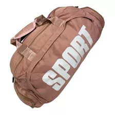 Bolsa Sport Academia Mochila Transversal Poliéster Rosa