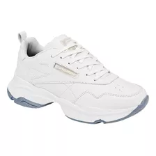 Tenis Plataforma Dama Clasben Blanco 917-811