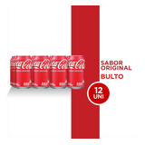 Refresco Coca - Cola Sabor Original Lata 355ml 12 Unidades.