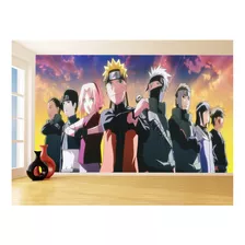 Adesivo De Parede Anime Naruto Mangá Personagens M² Nrt09