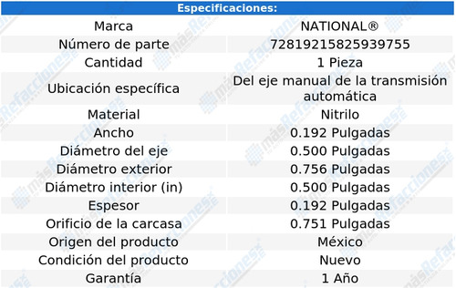 Retn Eje T/ A P/ Gmc Envoy Xuv 04 Al 05 National Foto 3