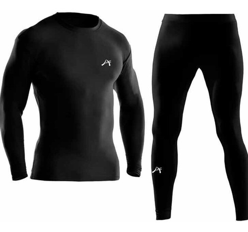 Conjunto Térmico Remera + Pantalón Calza Moto Dos Piezas