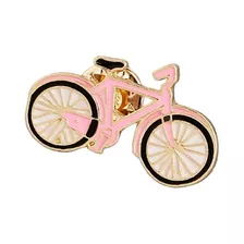 Broche Pin Bicicleta Rosa Moda Bad Bunny