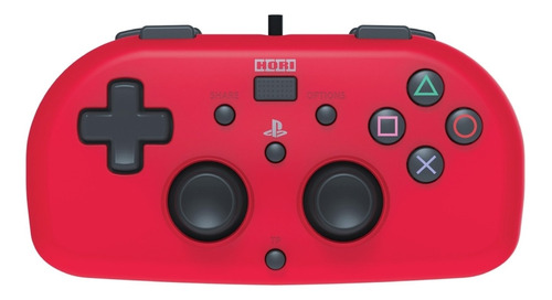 Mando Ps4 Hori Wired Mini Game Pad Rojo