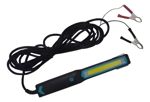 Lampara Portátil Led 12v Kube 2 Funciones / Taller Mecánico Pinzas Blanco Frío