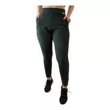 Calça Jogger Veludo Cotelê Feminina Bolso Confortável Punho