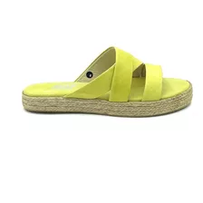 Sandalias Plataforma Zuecos Mujer Cuero Chinelas Verano Yute