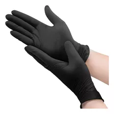 Guantes Desechables Nitrilo Negro (x100) Extra Grueso 5,5gr
