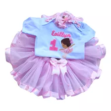 Roupa Bailarina Personalizada Aniversario Ou Mesversario Beb