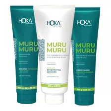 Kit Home Muru Muru Shampoo, Acondicionador, Máscara. Hoka Br