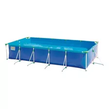 Piscina Estructural Rectangular Mor 001026 Con Capacidad De 7600 Litros De 4.42m De Largo X 2.06m De Ancho De 2.06m De Diámetro Azul