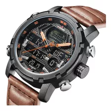 Reloj Deportivo Impermeable Militar Naviforce Para Hombre