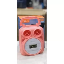 Mini Caixa De Som Portátil Sem Fio Bluetooth Inova Rad-8631 Cor Rosa