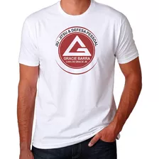 Camisa Estampada Gracie Barra, Jujitsu E Defesa Pessoal 