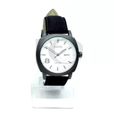 Reloj Analogo Caballero Soho Modelo Ch049 Resistente Al Agua