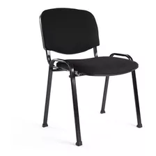 Silla Oficina Portantino Ap40 Apilable Montpellier Negro