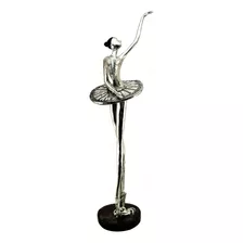 Figura Bailarina Grande 45cm Escultura Ballet Danza Baile Zn