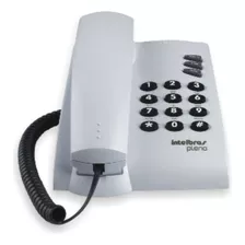 Telefone Pleno Sem Chave Com Fio Cinza Intelbras