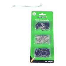 Super Kit Organização Soft Com 108 Peças Lapispel Cor Preto