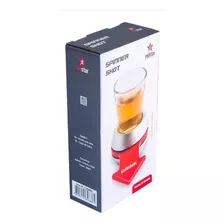 Jogo Spinner Shot Vira Vira Drink Copo De Vidro 50ml Redstar