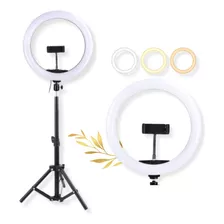 Aro De Luzring Light Led Iluminador 26cm Completo Tripé 2,1m