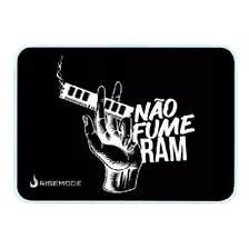 Mousepad Gamer Speed Rise Não Fume Ram 42x29cm Grande Borda