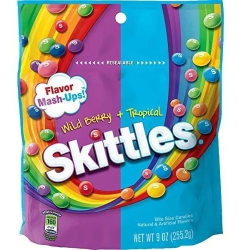 Skittles Flavor Mash-ups Wild Berry Y Tropical Candy