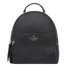 Kate Spade New York Jackson Mochila De Cuero Mediana, Negro 