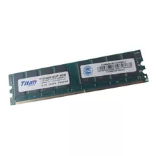 Memória Para Pc Titan Elpida 512mb Ddr 400 Pc3200 Elp 8ch