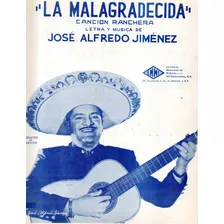 La Malagradecida Jose Alfredo Jimenez Partitura