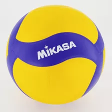 Bola De Vôlei Mikasa V390w Amarela E Azul