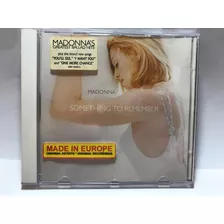 Madonna - Something To Remember Cd Lacrado Importado: Alemão