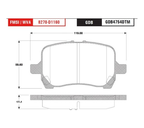 Balatas Pontiac G6 2007-2010 Cermica Delanteras Foto 3