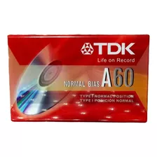 Cassette Audio Tape Tdk A60 Normal Bias Type Sellado Yamanca