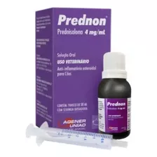 Prednon 4mg/ml- Prednisolona Solução Oral 30ml Agener