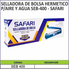 Selladora De Bolsa Hermetico P/aire Y Agua Seb-400 - Safari