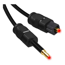 Cabo Óptico Som Áudio Digital Mini Toslink 3,5mm Spdif 2m