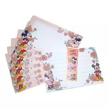 Papel De Carta Coleção Letter Set Estampa Mickey E Minnie