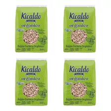 Feijão Carioca Orgânico - Kicaldo 2kg - Kit 04 Pcts De 500g