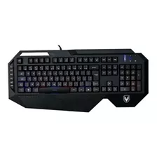 Teclado Gamer Falcon Goliator Stdf2000 Led Rgb Semi Mecanico