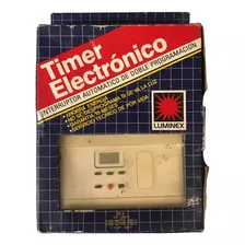 Timer Electronico Para Pared Luminex 120v Interruptor Automa