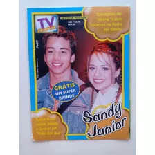 Revista Pôster Tv Mania Nº 65 - Sandy E Júnior - 2002