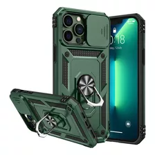 Funda Goton Armor Para iPhone 13 Pro Max- Verde Alpino