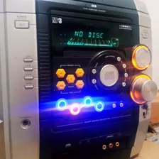 Mini System Toshiba Com Usb Pega 3cd Entrada Aux Rádio Fm