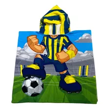 Ponchito Rosario Central Niño+mochila Toalla Secado Rapido 