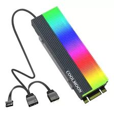 Dissipador De Calor Ssd M.2 Nvme Argb 5v 3 Pinos Coolmoon